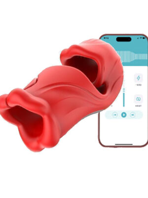 Glans Clip Vibrating Male Masturbator with APP Control Sex Stroker Trainer