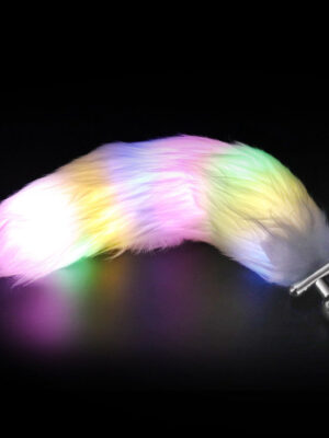 Honeysx Multifunctional luminous fox tail anal plug