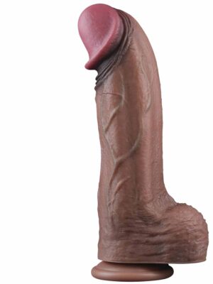 13" Huge Thick XXXL Dual Density Silicone Realistic Dildo with Hyper-Realistic Veins