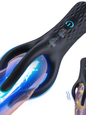 Men Glans Vibrating Tongue licking sex oral SQUIDA Masturbator