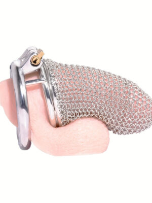 FRRK-196 Mesh Stainless Steel Male Chastity Cage Penis Cage Device