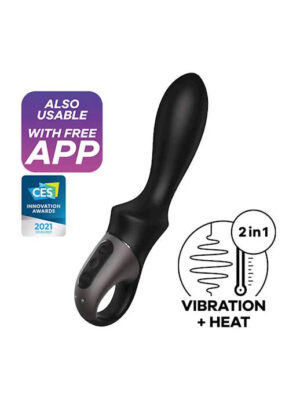 Satisfyer Heat Climax Anal Vibrator Connect App G-Spot or prostate stimulation