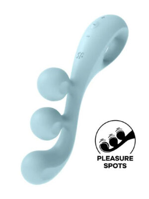 Satisfyer Tri Ball 2 Multi Vibrator clitoral, vaginal, and anal stimulation- Light Blue