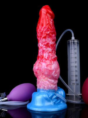 5241Squirting Inflatable Dog Dildo
