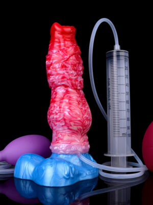 5243Inflatable Monster Squirting Dildo for women and men