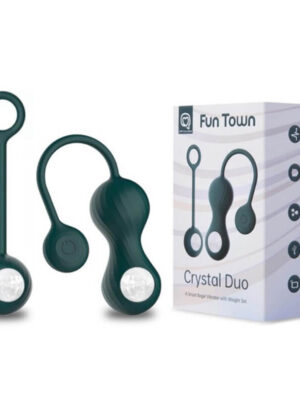 Magic Motion Crystal/Crystal DUO- APP Controlled Kegel Vibrator With Weight Set