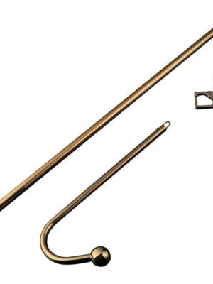 Lockink Halfmoon Anal Hook With Connector