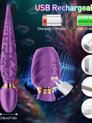 Octopus Vibrator Tentacle Butt Plug