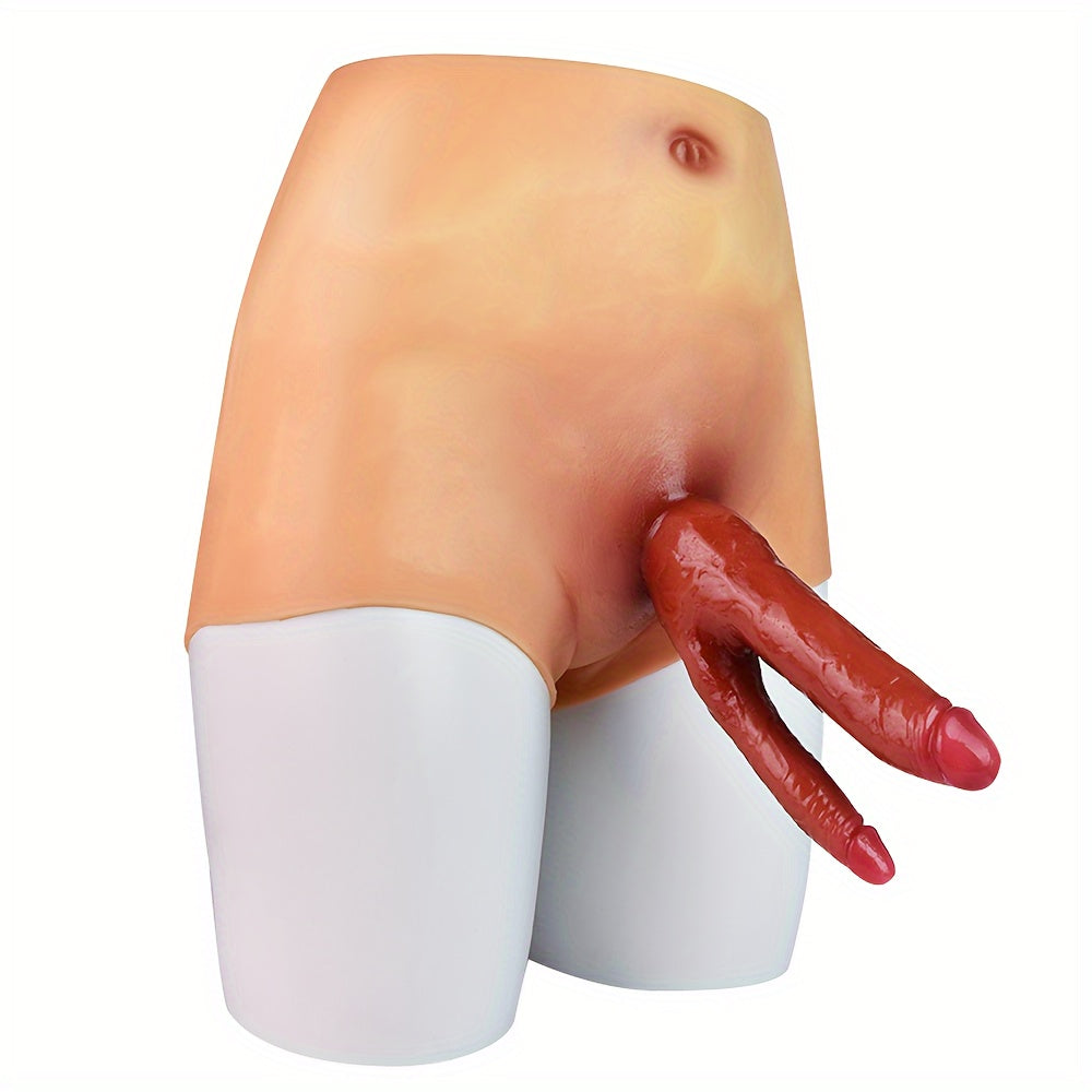 FLT75 Wearable  Double-headed Realistic Dildo Skin Touch Strap On Dildo