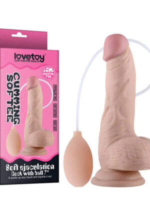 8" Realistic Squirting Dildo Ejaculating Dildo With Ball