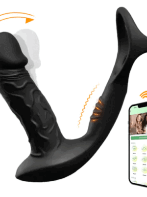Jade Dragon App Control Anal Vibrator Penis Ring Prostate Massager