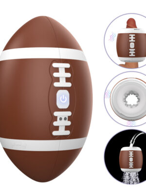 AIXIYA Rugby football make masturbator 12vibrating modes