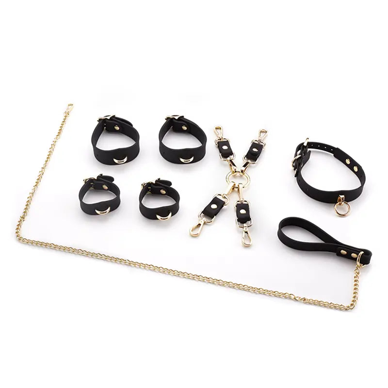 Roomfun BDSM Kit Cross buckle bondage kit ZW-087