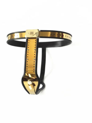 Black emperor SM sexy female chastity belt