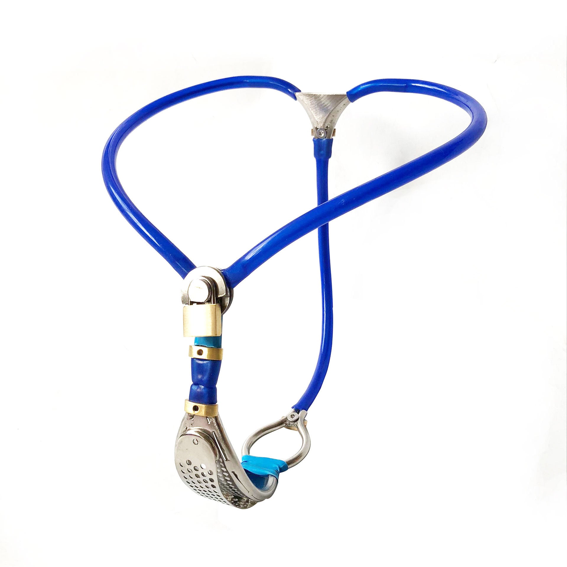 Black Emperor Y-Type Female Chastity Trousers Stainless Steel Stealth Chastity Belt