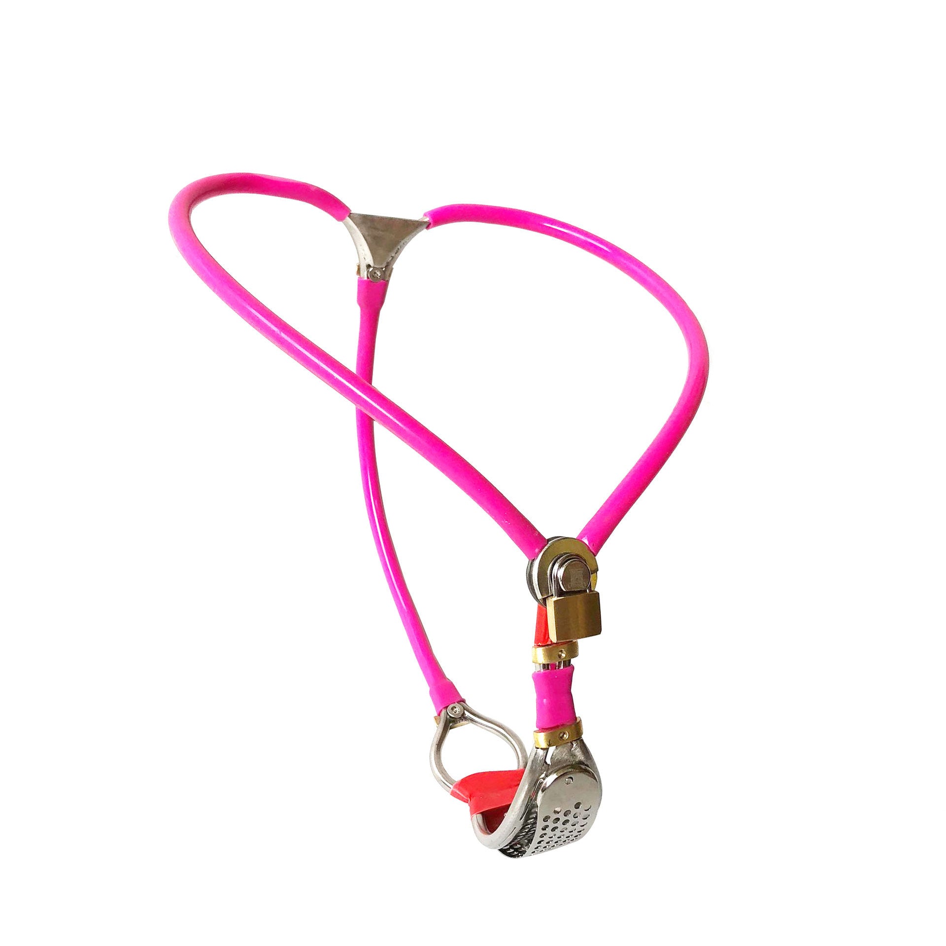 Black Emperor Y-Type Female Chastity Trousers Stainless Steel Stealth Chastity Belt - Image 2