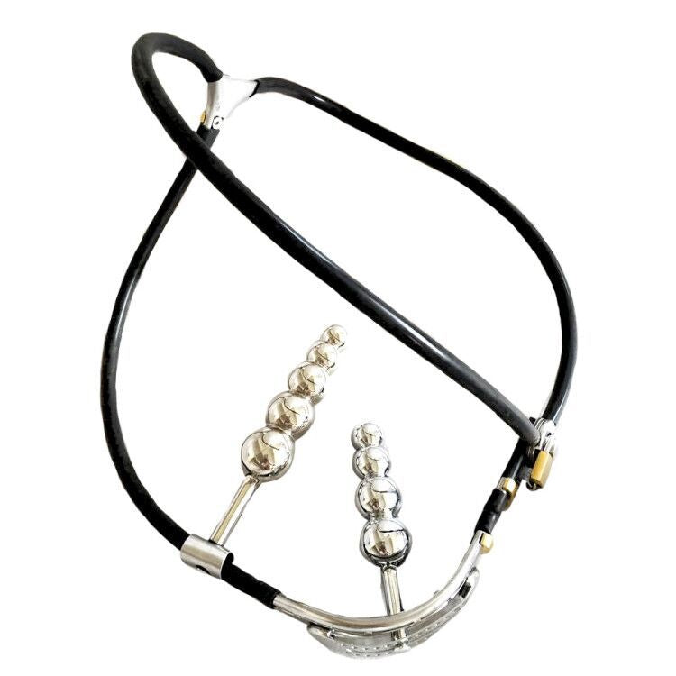 Black Emperor Y-Type Female Chastity Trousers Stainless Steel Stealth Chastity Belt - Image 6