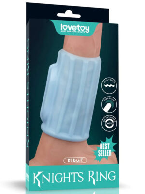Knights Ring Penis Sleeve Vibrating Cock Ring +45% Girth