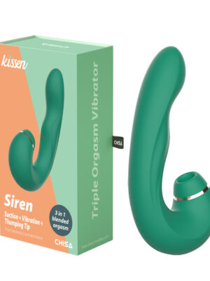 2024 Kissen Siren Suction Vibration Thumping Tip G Spot stimulator