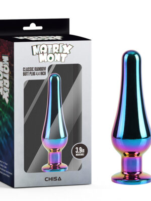 Chisa Classic Rainbow Butt Plug 4.4 Inch
