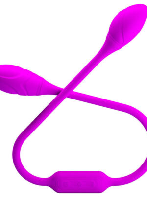 PRETTY LOVE USB Recharge Clit Vibrador with Dual Ends