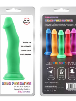 Delux Jolly.D Liquid Silicone Strong Suction Cup Dildo