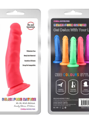 Delux Steven.  R Silicone Strong Suction Cup Dildo