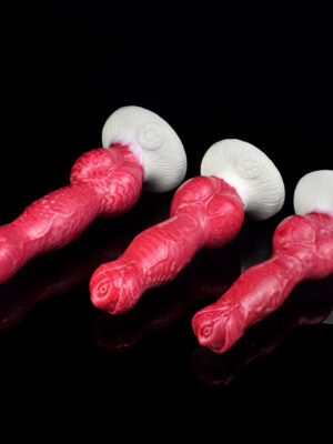 FAAK Large Knot Dog Penis Realistic Silicone Animal Dildo