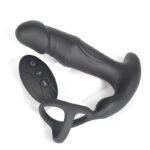 Full fork master Prostate Massager vibrating thursting with remote control