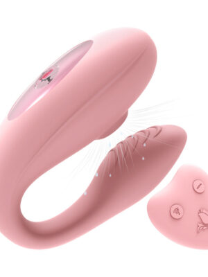 Wowyes A7 Remote Control Sucking Vibrator for Couples
