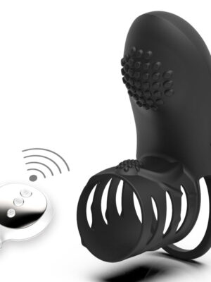 Jeusn Scrotum Sleeve Charging Wireless Vibrating Resonance Cock Ring
