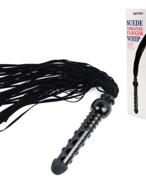 ROOMFUN ZW-021 SM Suede vibrating Flogger Whip