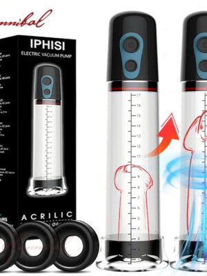 Hannibal Electric Penis Pump Masturbator Vacuum Pump Extender