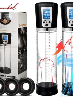 Hannibal Electric Penis Pump Sex Toys for Male Masturbator Penis Extender