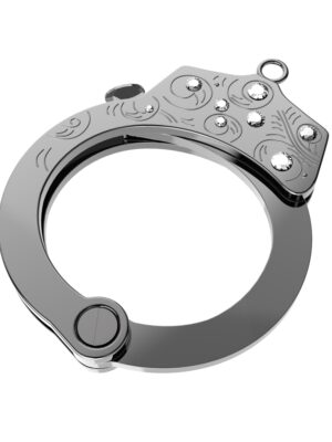 ROOMFUN ZW-027 SM Metal Diamond Fetish Restraint Handcuffs