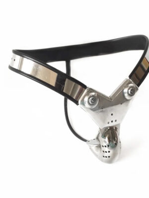 Black Emperor stainless steel men chastity belt