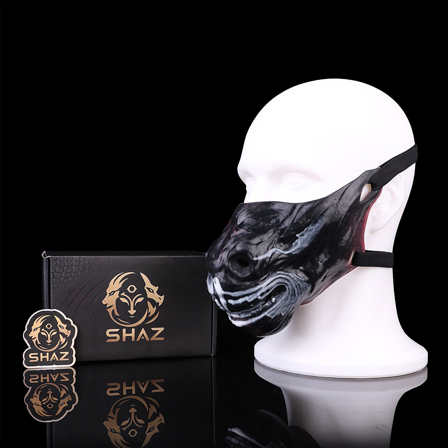 Skull Fantasy Strap On BDSM Masks Adjustable Silicone Sex Toys