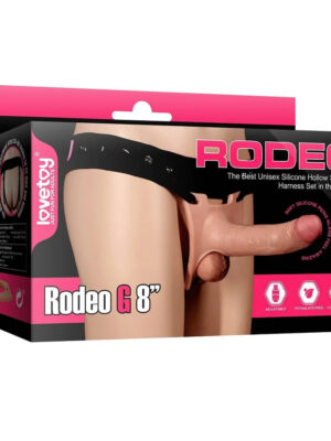 8'' Realistic Hollow strap on silicone dildo