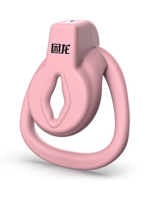 JEUSN Pink Flat Chastity Cage