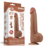 11.5'' King Sized Sliding Skin Dual Density Dildo