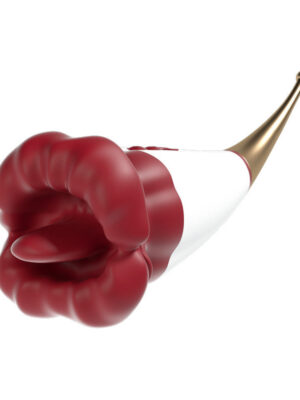 Kiss from a Rose Pro Red Lips 2 generation vibrate tongue lick sway female sex toy