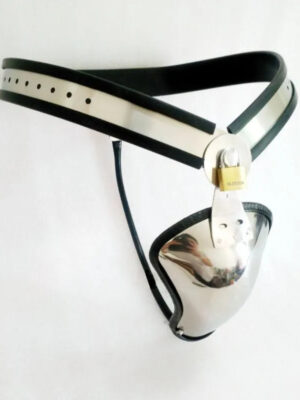 Black Emperor Adjustable Stainless Steel Chastity Belt
