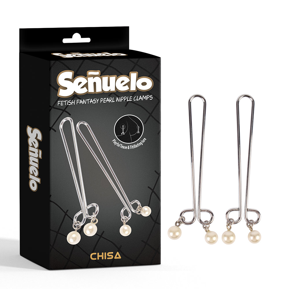 Senuelo Fetish Fantasy Pearl Nipple Clamps