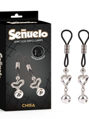 Senuelo Heart Echo Nipple Clamps