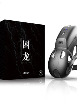 JEUSN Male electric shock chastity cage APP control remote control