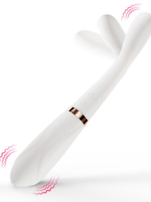 Female Clitoral G spot Vibrator ELVES Double-Head Vibrator Bump