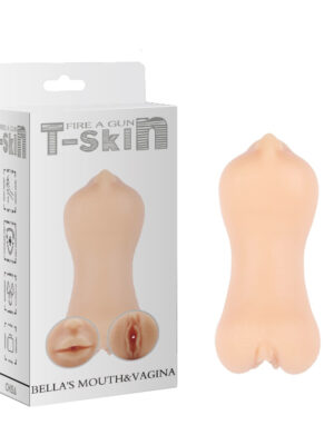 T-Skin Bella's Mouth & Vagina Pocket Pussy
