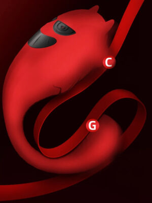 Poptoy Devil's Kiss Sucking Vibrators Clitoris Stimulator for Women