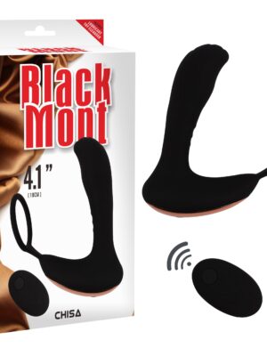 Black Mont Backyard Teaser Prostate Massager With Cock Ring