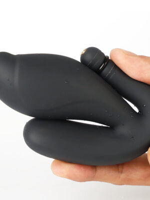 Puffer Soft Vibration Remote Control Inflatable Anal Plug